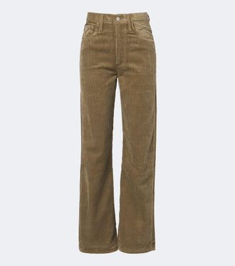 A Gold E Vintage Loose corduroy wide-leg pants