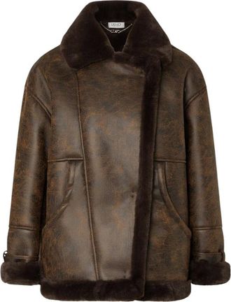 Liu Jo Jassen, Dames, Bruin, M, Polyester, Giaccone