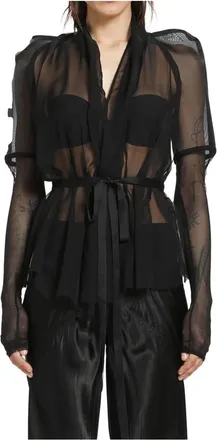 Rick Owens Mujer, Blusas y Camisas, Negro, Talla: S