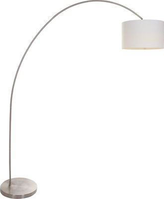 Steinhauer Mexlite - Lampada Da Terra - Solva - Acciaio - Metallo Tessuto