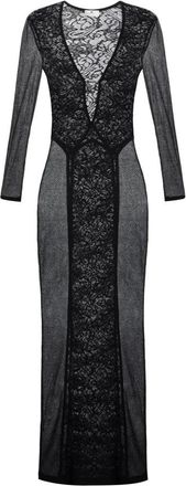 Elisabetta Franchi Kleedjes, Dames, Zwart, XS, Red Carpet Jurk