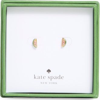 Kate Spade New York watermelon stud earrings in Pink Multi at Nordstrom Rack