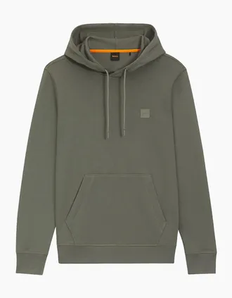 HUGO BOSS Mens Boss WeTalk Overhead Hood - Grey - Size: 40