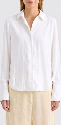 Proenza Schouler Classic Long-Sleeve Shirt in Stretch Cotton
