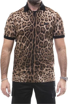 Dolce & Gabbana Hombre, Camisetas, Marrón, Talla: M