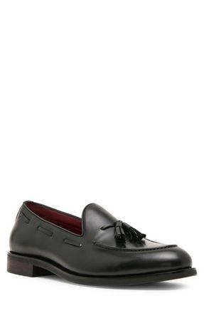 Steve Madden Elgin Leather Loafer in Black at Nordstrom, Size 11.5