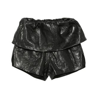 Rick Owens Crater Shorts - Shorts - Mujer - Negro - S