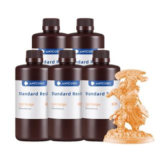 OEM Resina Para Impresi&oacute;n 3d, Viscosidad Media, Curado R&aacute;pido, 5 Kg - Beige Claro