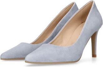 Ursula Mascar&oacute; Suede Pointed Toe Pump in Light Blue at Nordstrom, Size 38.5