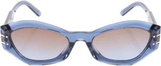 Dior Pre-owned Dior Signature Zonnebril - Dames - Vintage Accessoires - Blauw - ONE Size - Vintage
