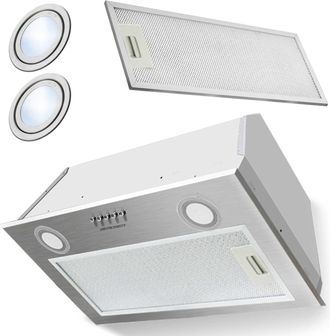 OEM Campana Extractora Bajo Mueble De Cocina De 60 Cm, Acero Inoxidable Be-50