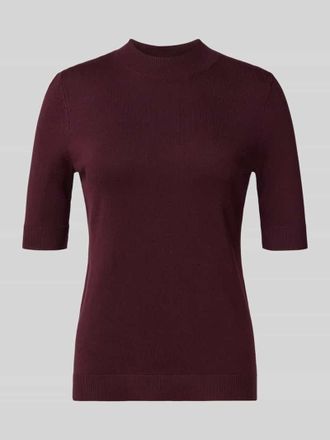 Comma Strickpullover aus Viskose-Mix mit 1/2-Arm in Bordeaux, Größe 36