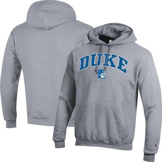 Champion Mens Champion Heather Gray Duke Blue Devils Arch Over Logo Pullover Hoodie at Nordstrom, Size Xx-Large