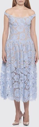 Self Portrait Dress SELF-PORTRAIT Woman color Blue