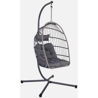 Sweeek Sill&oacute;n Huevo Suspendido De Acero