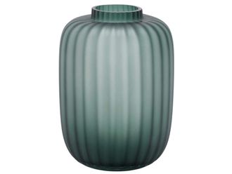 Schubiger M&ouml;bel Vase Glas Gr&uuml;n Matt H: 20 cm