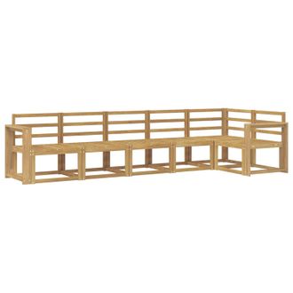 vidaXL Conjunto De Sof&aacute;s De Exterior 6 Pcs Blanco Vidaxl