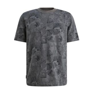 Cast Iron Heren, Tops, Grijs, Maat: XL Katoen