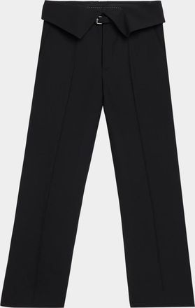 Dries Van Noten Men & apos;s Preston Belted Wool Trousers
