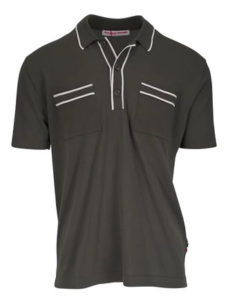 Orlebar Brown Keeling poloshirt met gebreid vlak - Groen
