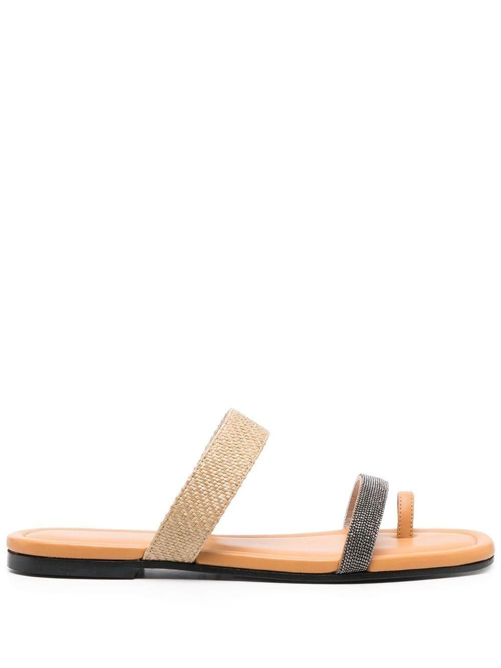 [FABIANA FILIPPI] レザービーチサンダル Women's Fabiana Filippi Slides - up to −34% | Stylight