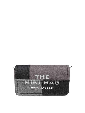 Marc Jacobs The Mini Bag In Tessuto Denim Colore Black
