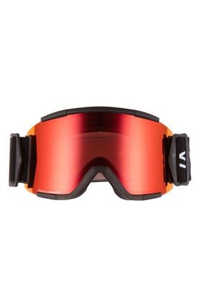 Smith Squad XL 185mm Snow Goggles in Black/Everyday Red Mirror at Nordstrom