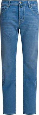 Jacob Cohen Qe 005064 Jeans - Heren - Slim Fit Jeans - Blauw - W38 - Katoen - Jeans