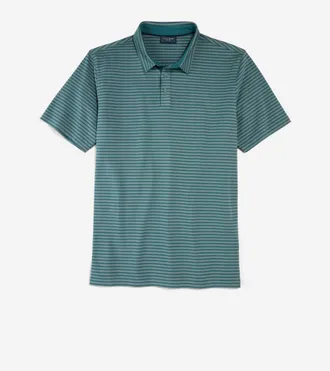 Cole Haan Mens Links Legend Polo Shirt - Green Size Medium