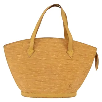Louis Vuitton Saint Jacques Epi Leather Yellow Leather Handbag (Pre-Owned)