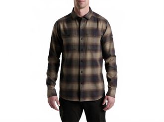 K&uuml;hl Mens Law Flannel Top In Dark Roast