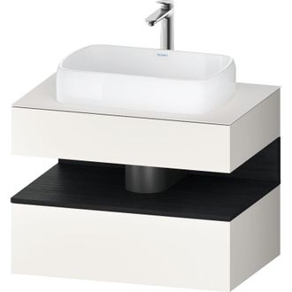 Duravit Duravit - Qatego Consola Mueble Bajo Lavabo, 1 Extra&iacute;ble, 1 Caj&oacute;n