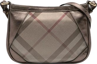 Burberry Borsa a tracolla Pre-owned in Vintage Check e pelle - - Pre-owned - Donna - Marrone - ONE SIZE