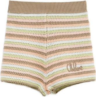 Chlo&eacute; Shorts alluncinetto - Verde