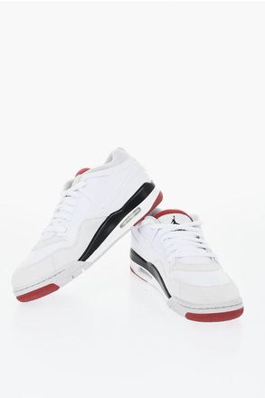 Nike FLIGHT Suede Sneakers AIR JORDAN 4 with Contrasting Details size 47,5