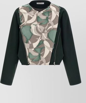 Kiko Kostadinov csomor knit blouson asymmetric geometric design