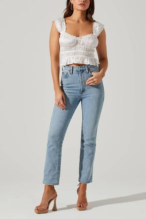 Astr Rosita Top In White