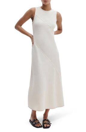 Rag & Bone Lisbon Sleeveless Maxi Dress in Ecru at Nordstrom, Size 12