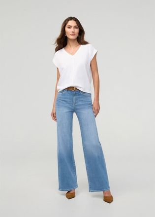 Duer Performance Denim High Rise Wide Leg in Vintage-Seaside at Nordstrom, Size 26 X 30
