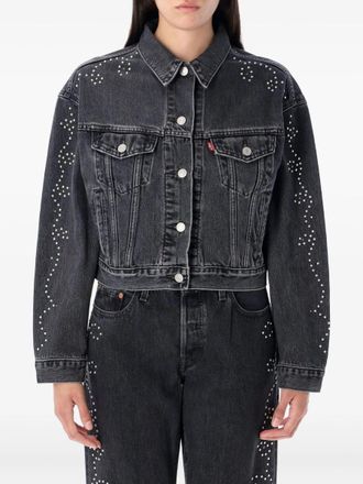 Levi's Shrunken 90S No Pleat Bejeweled Trucker
