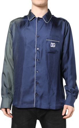 Dolce & Gabbana Multicolor Lounge Pajama Sleepwear Mens Shirt (Pre-Owned)