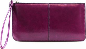 Generic Womens Wallet, Large Capacity Slim Phone Purse, Credit Card Holder Wallet with Multiple Card Slots Zipper Pocket (Purple)