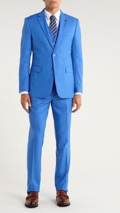 ZeGarie Blue Pastel Mélange 3-Piece Suit at Nordstrom Rack, Size 44 Regular