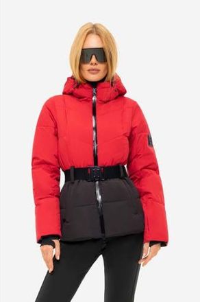 Nikkie ski-jas Nateland Contrast rood/zwart