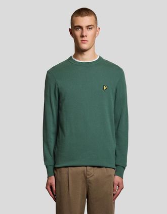 Lyle & Scott Lyle And Scott Mens Cotton Crew Neck Jumper - Size: 38