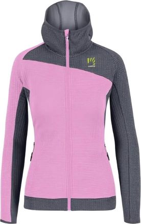 Karpos Fitness, Dames, Veelkleurig, M, Nylon, Averau Fleece Hoodie met volledige rits