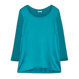 Fiorella Rubino Mujer, Camisetas, Azul, Talla: XL