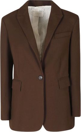Circolo 1901 Blazer in pile - - Jackets - Donna - Marrone - S