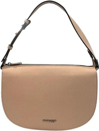 Twinset Pink PU Women Shoulder Womens Bag
