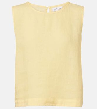 Velvet Maxine linen top
